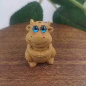Natural Boxwood Wood Hand Carved ox cattle Statue feng shui, Exquisite Natural Boxwood Wood Carving Sitting ox Sculpture,Miniature Statue .
